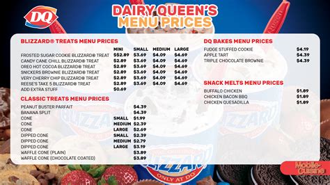 dairy queen menu with prices|dairy queen complete menu.